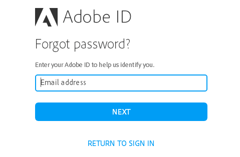 שחזור ססמא אדובי