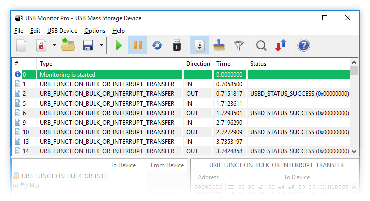 Monitoring of critical information