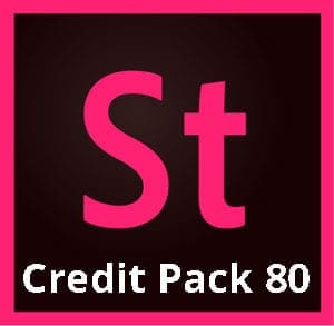 Adobe Stock Credit Pack 80