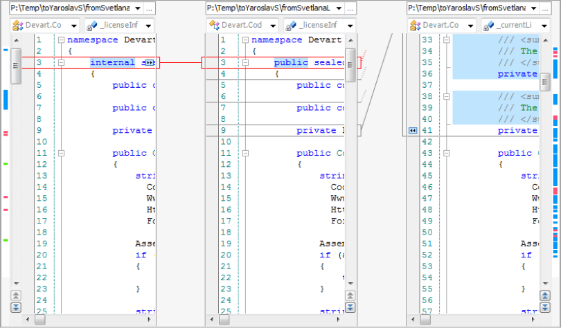 Devart Three-Way Comparison and Automatic Merging