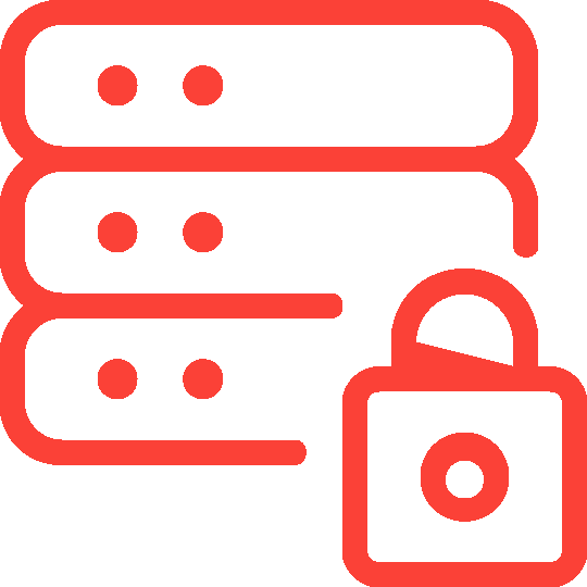 server-lock-red