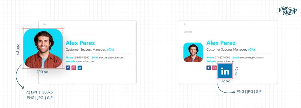 wisestamp image-in-an-email-signature-guidelines
