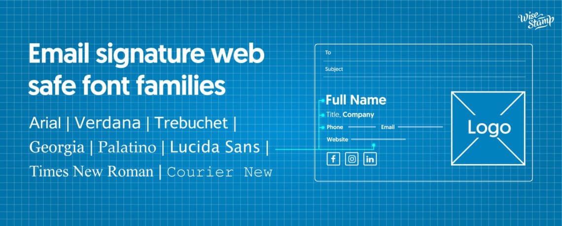 wisestamp web-safe-font-for-email-signature