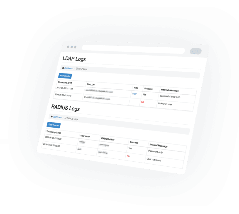 FoxPass Feature Radius LDAP