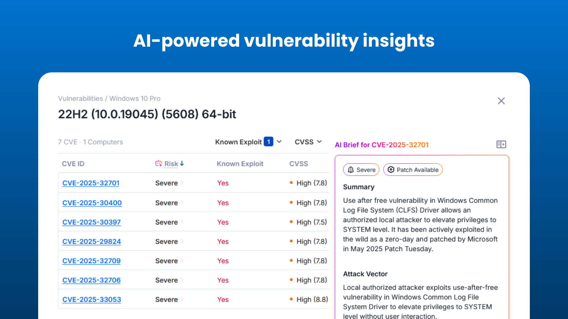 Splashtop AEM AI-powered-vulnerability-insights