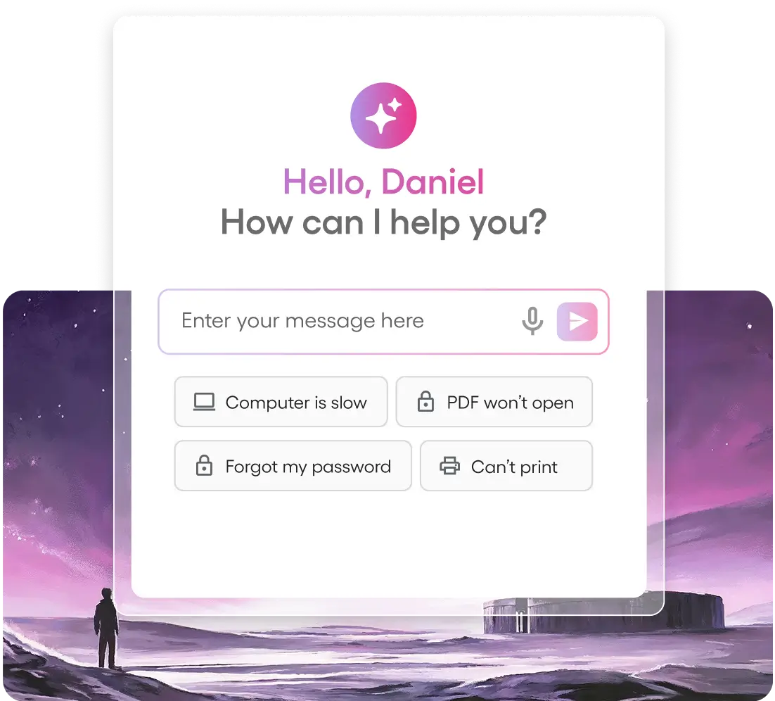 Atera AI agents working for you