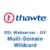 Thawte SSL Webserver OV Multi-Domain Wildcard