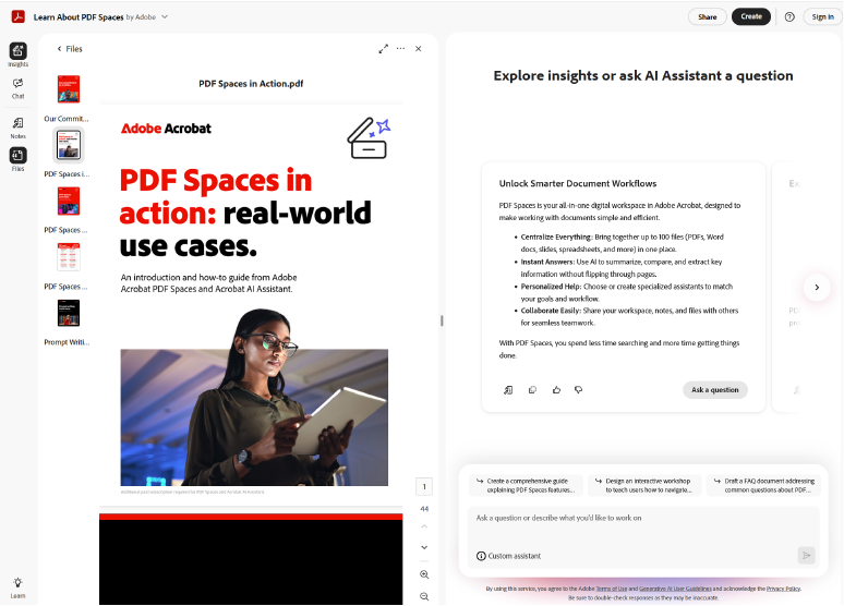 PDF-spaces