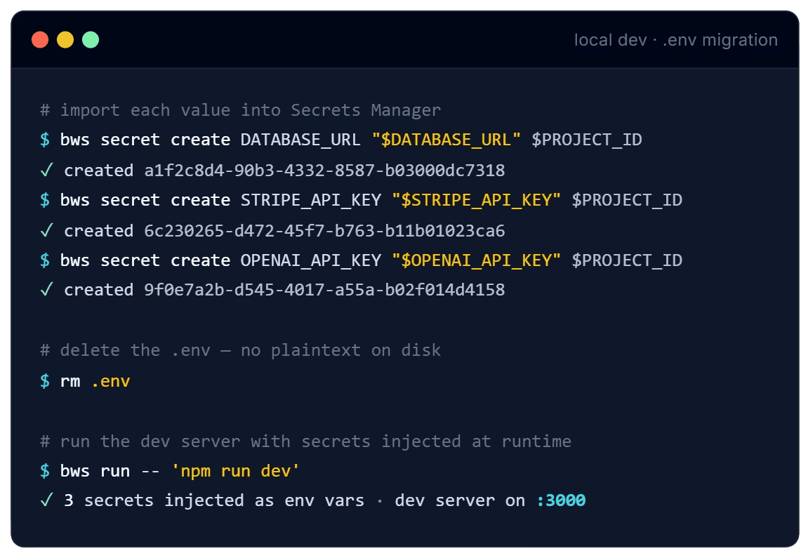 Dev-environments Dev-environments
